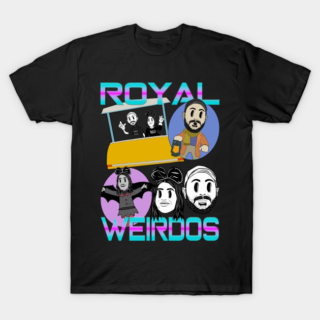 Royal Weirdos Vintage Rap Design T-Shirt by WeirdGear